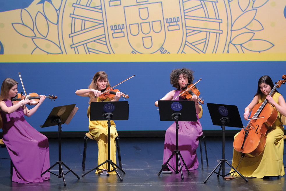 (Em Viseu, momento musical com o grupo &ldquo;Ensaio Ensemble&rdquo;